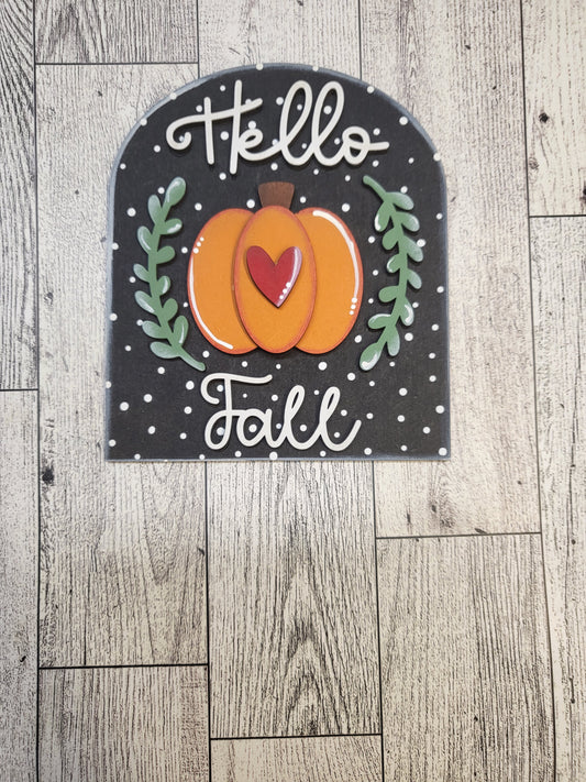 Small Boho Hello Fall insert