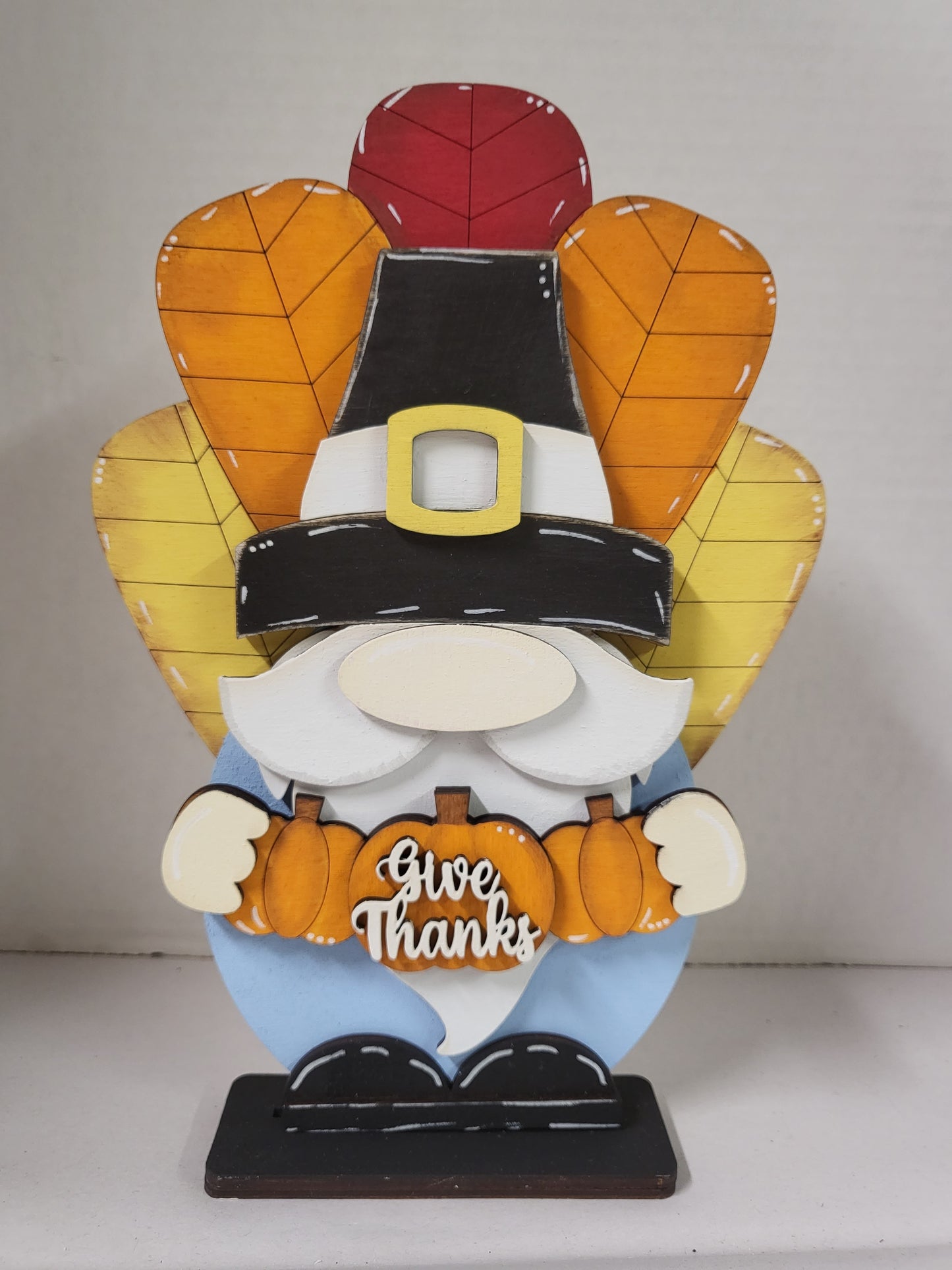 Standing Give Thanks (Turkey) Gnome